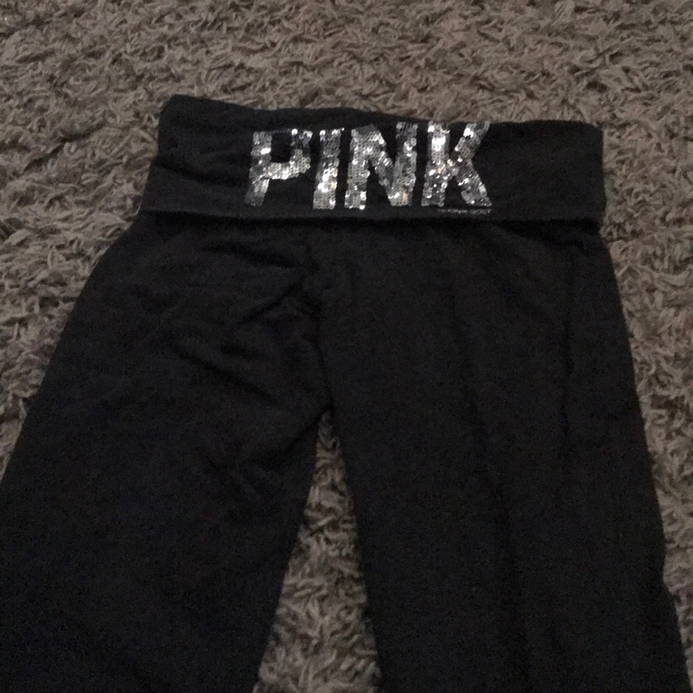 Pink yoga pants